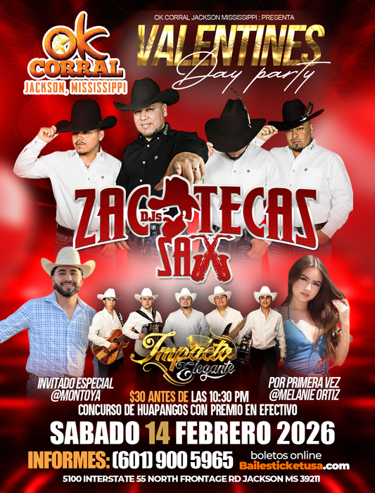 SABADO 14 FEBRERO JACKSON MS - OK CORRAL