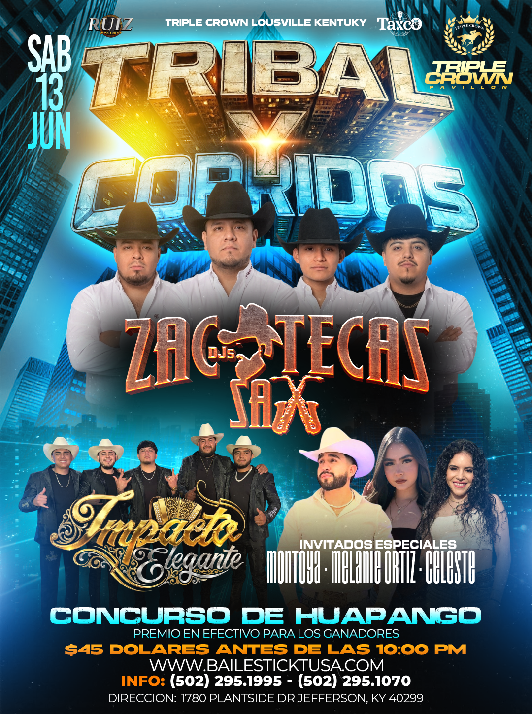 SABADO 13 JEFERSON LOUSVILLE KY  DE JUNIO